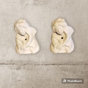 Vintage 1980's Geisha Themed Porcelain Tiki Glasses